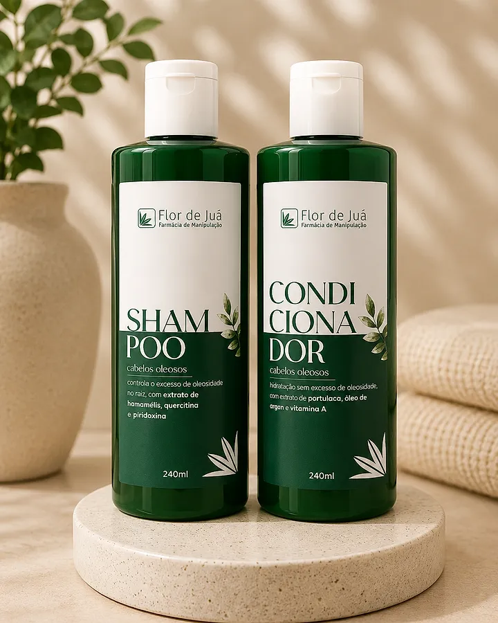 Kit Shampoo & Condicionador — Cabelos Oleosos
