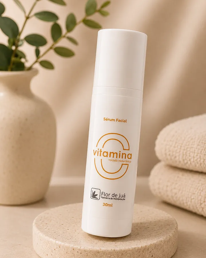 Sérum Facial — Vitamina C & Ácido Hialurônico